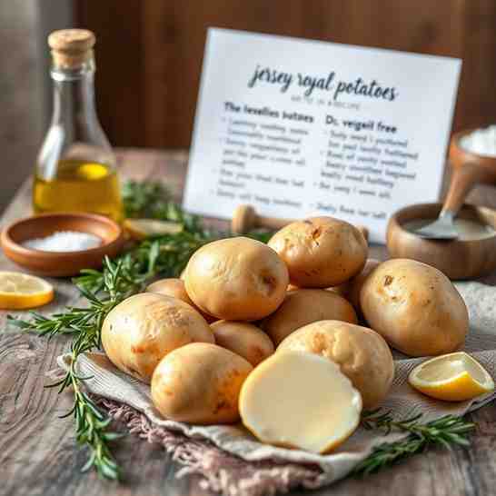 Jersey Royal Potatoes - GF/DF Vegetarian Recipe