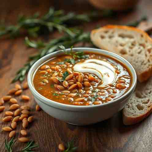 Jordanian Lentil Soup Mediterranean Style | Shorbat Adas Recipe