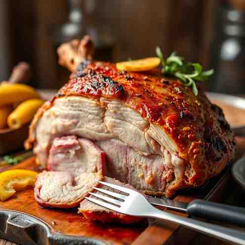 Juicy Bone-In Pork Shoulder Roast - Lechon Asado