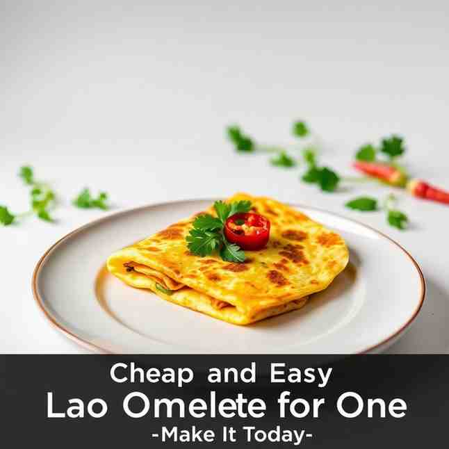 Kai Jeow - Cheap & Easy Lao Omelet for One | Make It Today