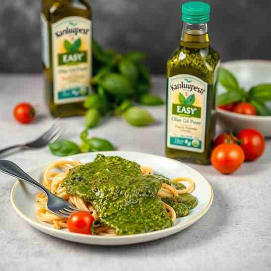 Karulaugupesto - Easy Olive Oil Pesto Sauce Recipe