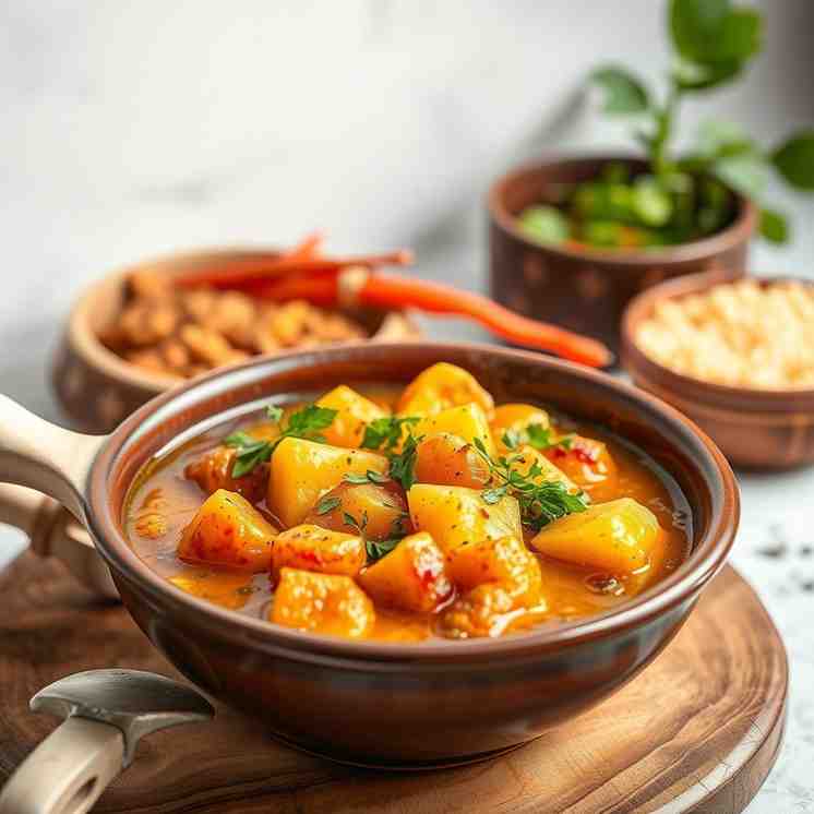 Kewa Datshi - Easy Bhutanese Cheese & Potato Recipe