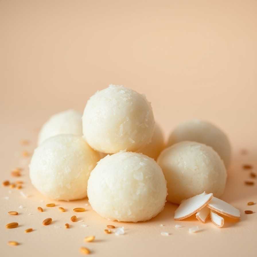 Khanom Tom - Quick Sweet Recipe for Thai Coconut Balls