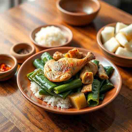 Kwem - Cassava Leaf Food Recipe