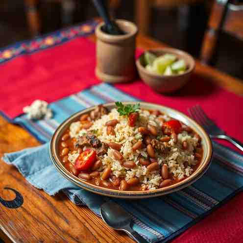 Dominican Republic Dishes - La Bandera