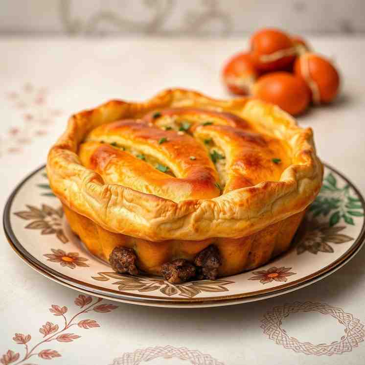 Lakror Meat Pie Recipe - Bake Albanian Flavor Today