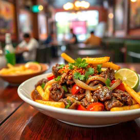 Lomo Saltado - Make the Best Peruvian Beef Stir Fry with French Fries