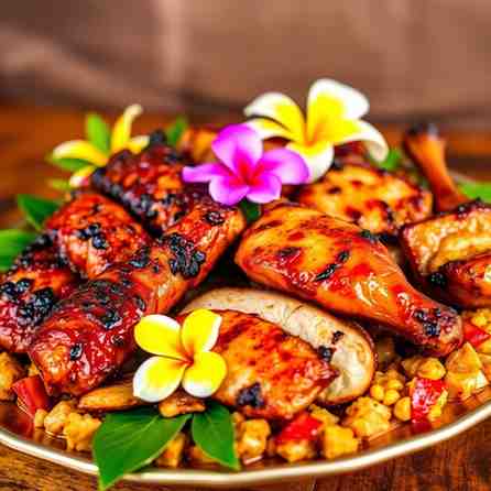 Luau Pork & Chicken - Local Hawaiian Food