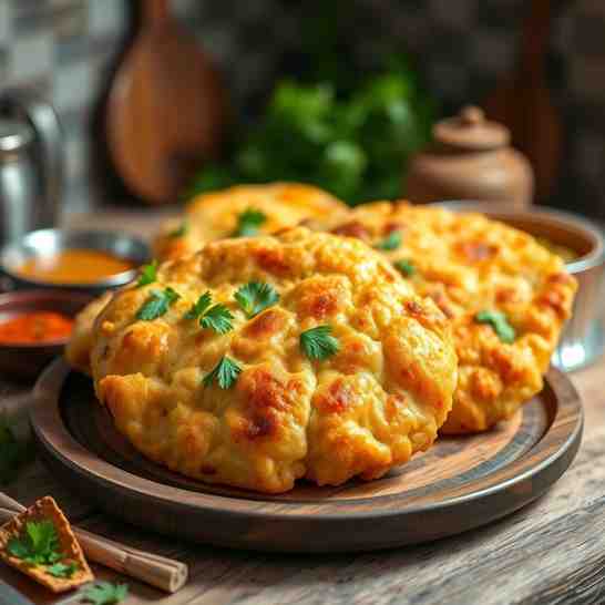 Puffy Luchi & Alur Dom - The Best Fried Bread Recipe