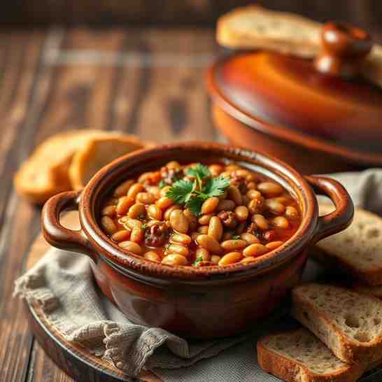 Macedonian Bean Stew Recipe - Gravče na Tavče