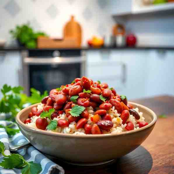 Madesu - Easy Red Beans & Rice Recipe Using Canned Beans