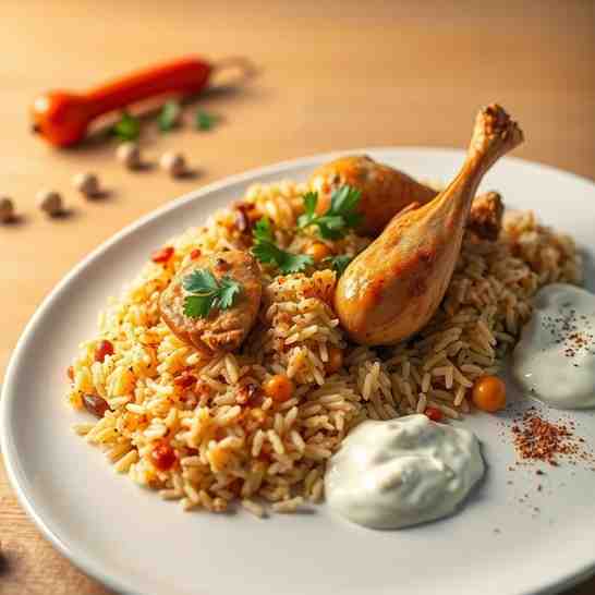 Magloubeh Recipe - The Best Flipped Chicken & Rice Dish