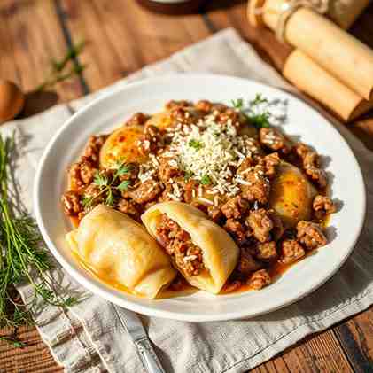 Make Cepelinai - Meat and Potatoes Recipe