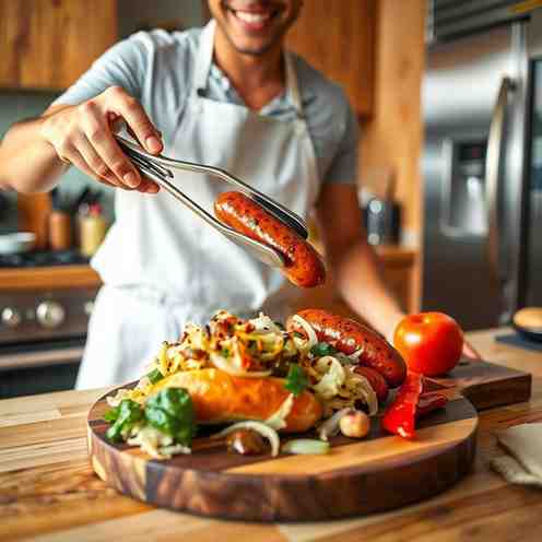 Make German Bratwurst at Home