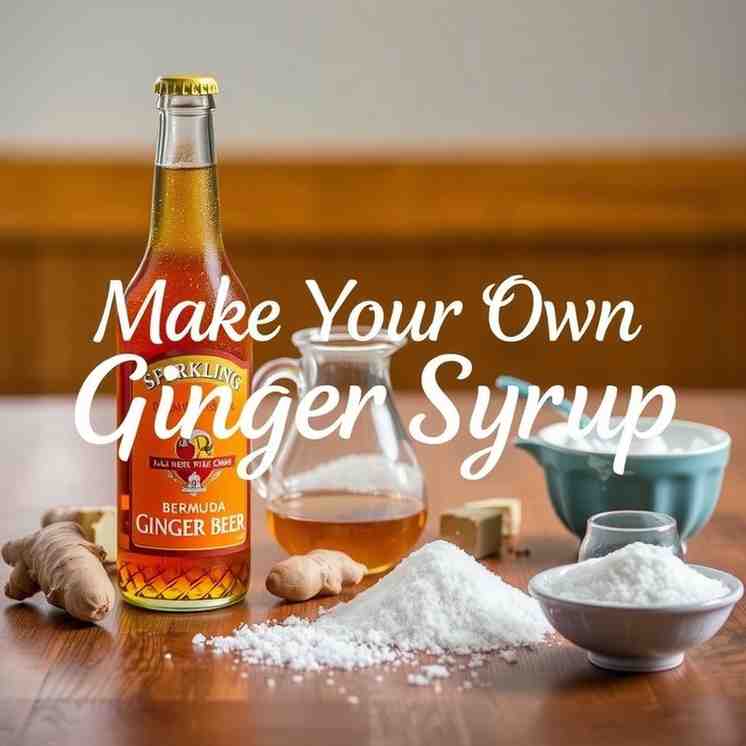 Sparkling Bermuda Ginger Beer - Make Your Own Ginger Syrup