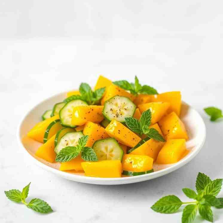 Healthy Mango-Cucumber Salad - Taste Good & Feel Great