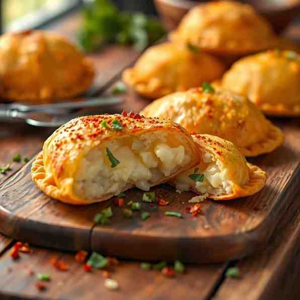 Crispy Mashed Potato & Cheese Pockets - Easy Bites
