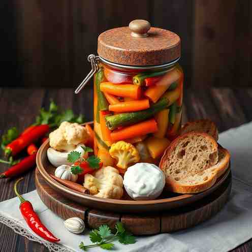 Mauritian Achard - Spicy Pickled Vegetables Recipe