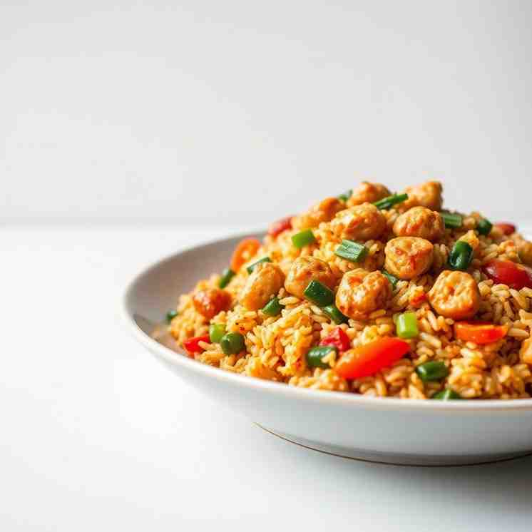 Mauritian Fried Rice with Chicken & Veggies | Easy Recipe