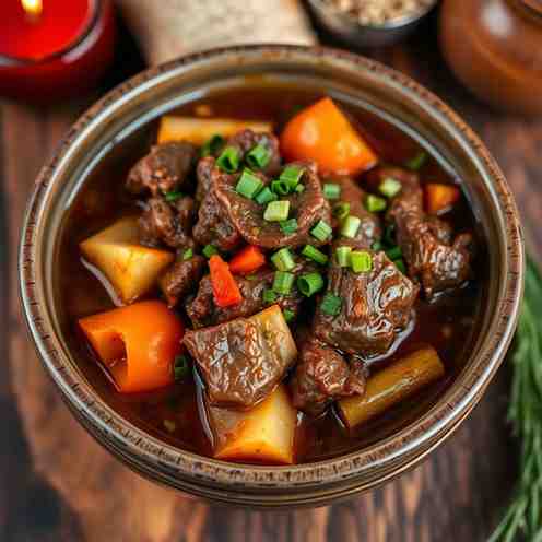 Mechado Filipino Beef Stew - Meat & Veggie Recipe