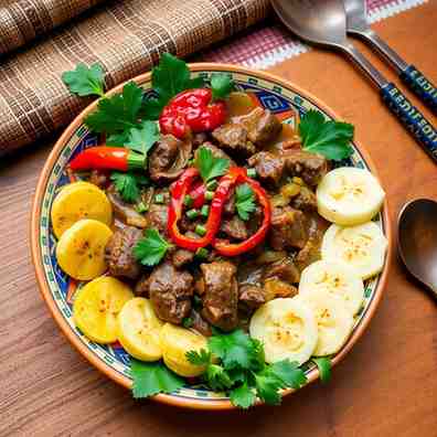 African Cuisine Recipe - Cameroonian Miondo