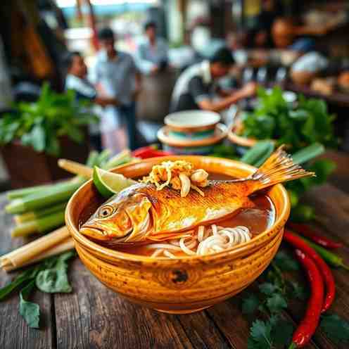 Mohinga - Fish Soup Recipe