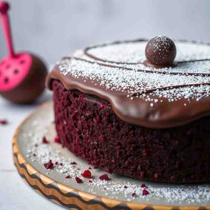 Moist Chocolate Beetroot Cake - Easy & Healthy Recipe