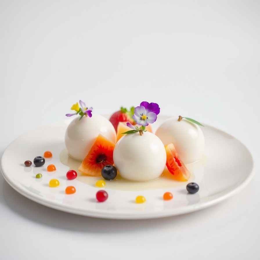 Molecular Gastronomy - Spherified Panna Cotta Recipe