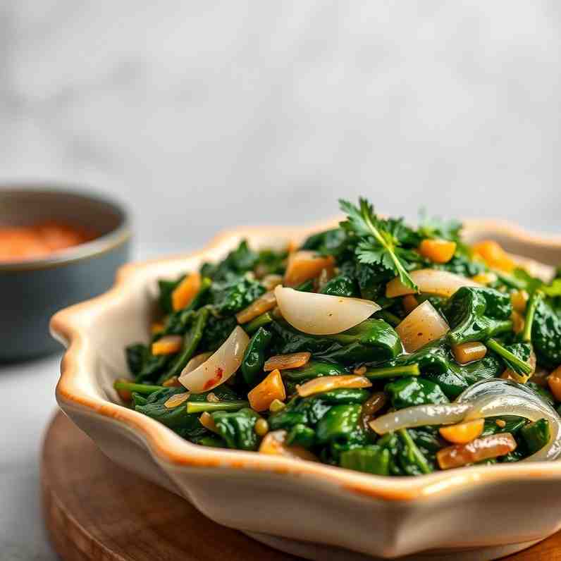 Morogo Recipe - South African Spinach Side Dish - Make It Tonight