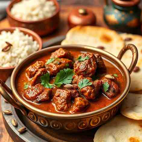 Kashmiri Mutton Rogan Josh (No Tomatoes)