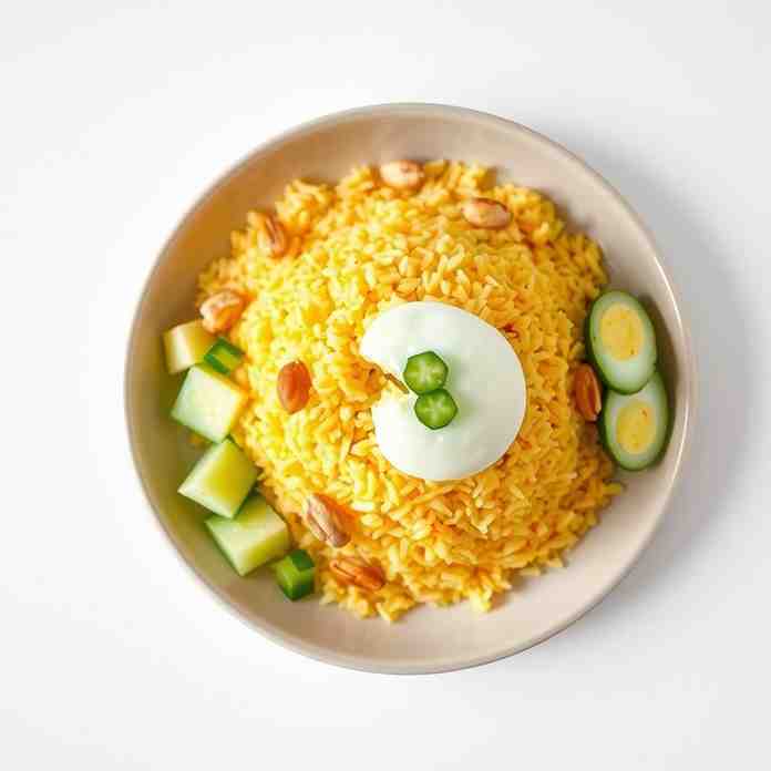 Make Nasi Kuning - Easy Rice Cooker Coconut Rice Recipe