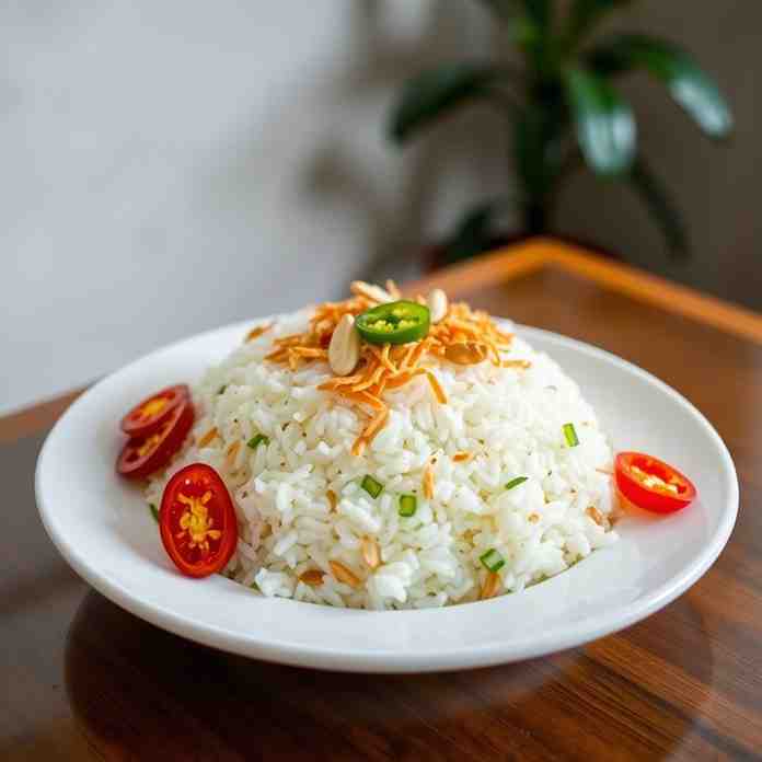 Nasi Uduk - Asian Coconut Rice Recipe
