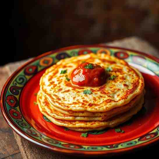 Nepali Chatamari - Easy Rice Pancake Recipe