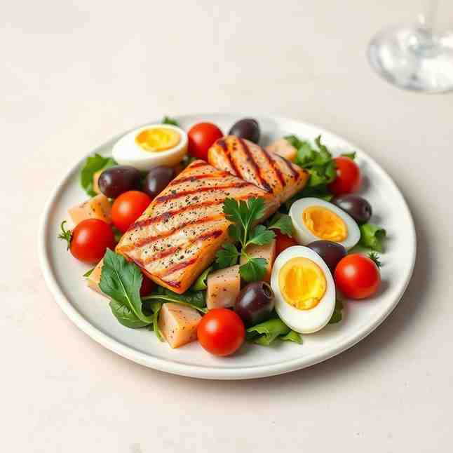 Salmon Niçoise Salad - Easy Weeknight Recipe