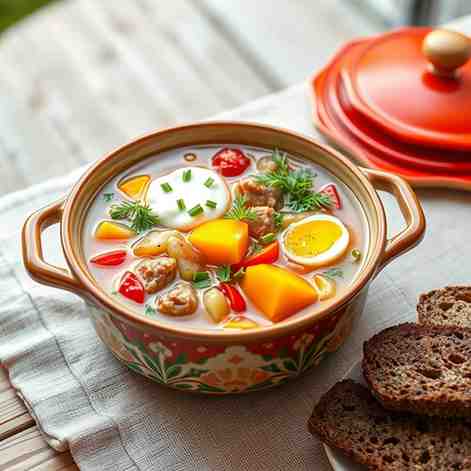 Okroshka Recipe - Refreshing Cold Soup for Your Summer Pot