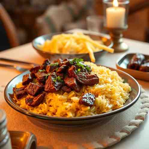 Easy Braised Beef & Vermicelli Rice - Perfect Ramadan Meal