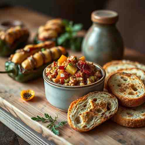 Pindjur Recipe - A Zesty Spread for Stuffed Peppers & More