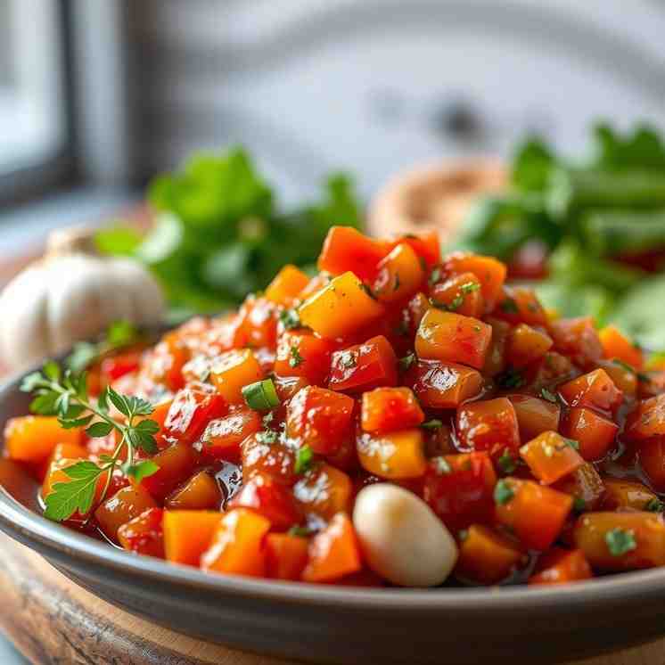 Pindjur Recipe - Make the Best Roasted Red Pepper Relish