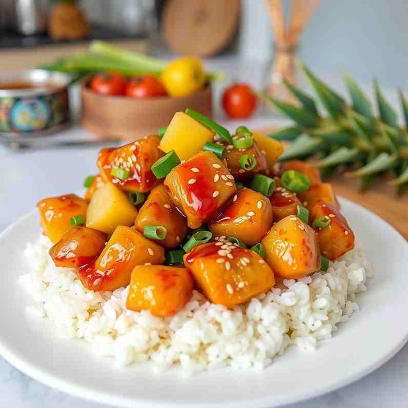 Easy Pineapple Chicken Recipe - One-Pan