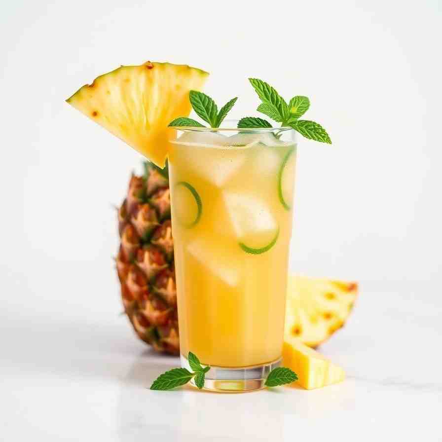 Pineapple Mint Juice