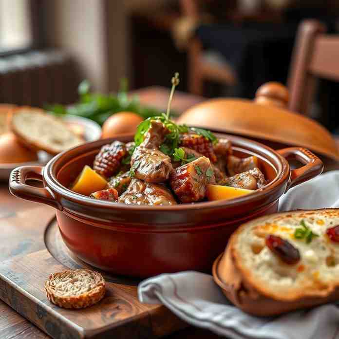 Bulgaria - Pork Kavarma Recipe (Clay Pot Stew)