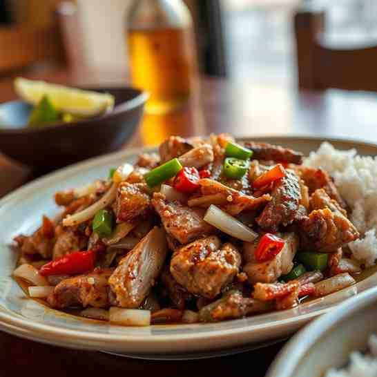 Pork Sisig - Filipino Dinner