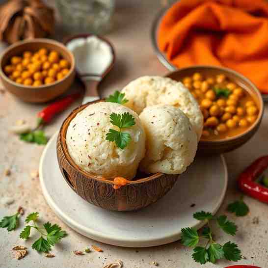 Kerala Puttu & Kadala - Curry Chickpeas Recipe