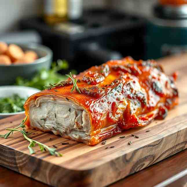 Roast Goose - Crispy Skin, Juicy Meat