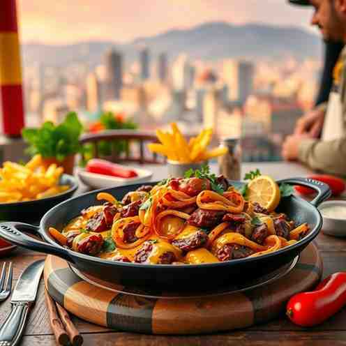 Santiago's Pride - Chilean Chorrillana Recipe