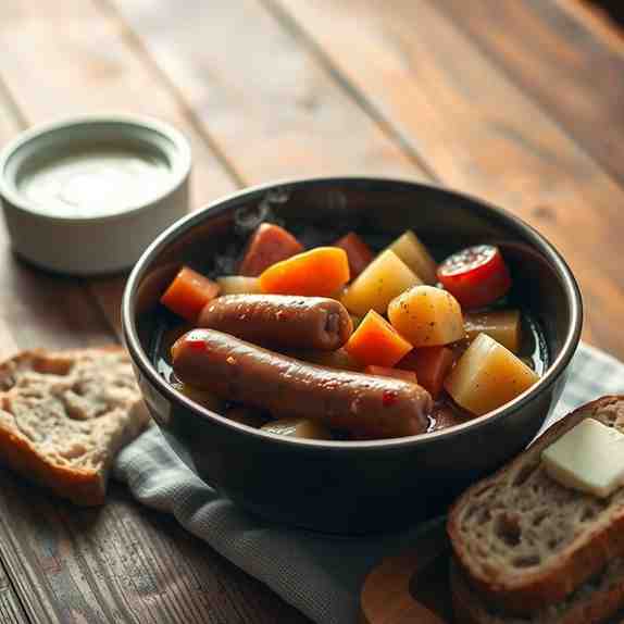 Siskonmakkarakeitto - Sausage Dinner