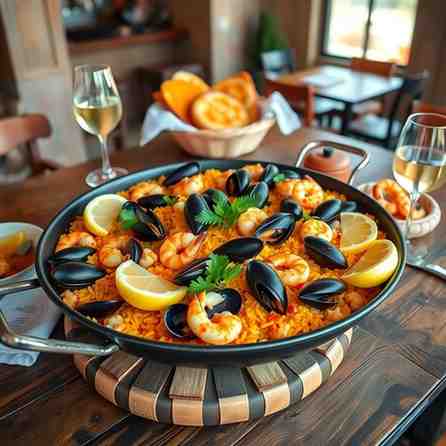 Galician Seafood Paella - Healthy Recipe