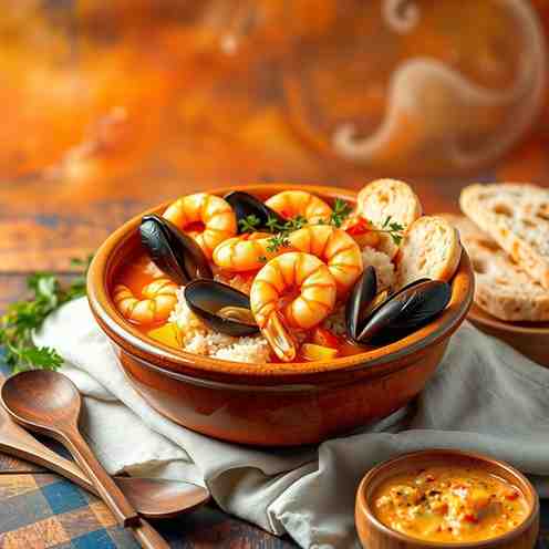 Cape Verdean Seafood Soup with Rice - Try This Today