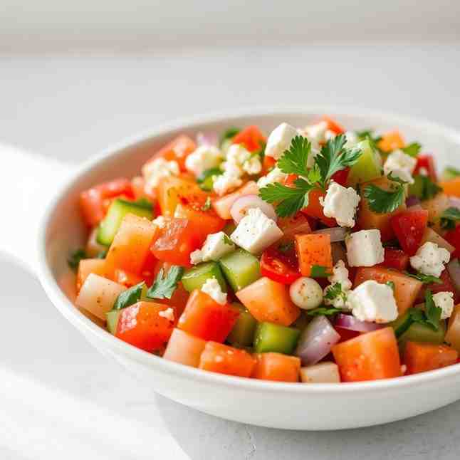 Shopska Salad - Favorite Chopped Salad Recipe