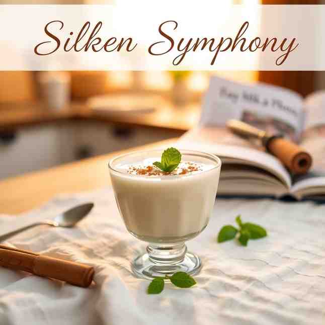 Silken Symphony - Easy Milk Pudding Recipe to Make at Home